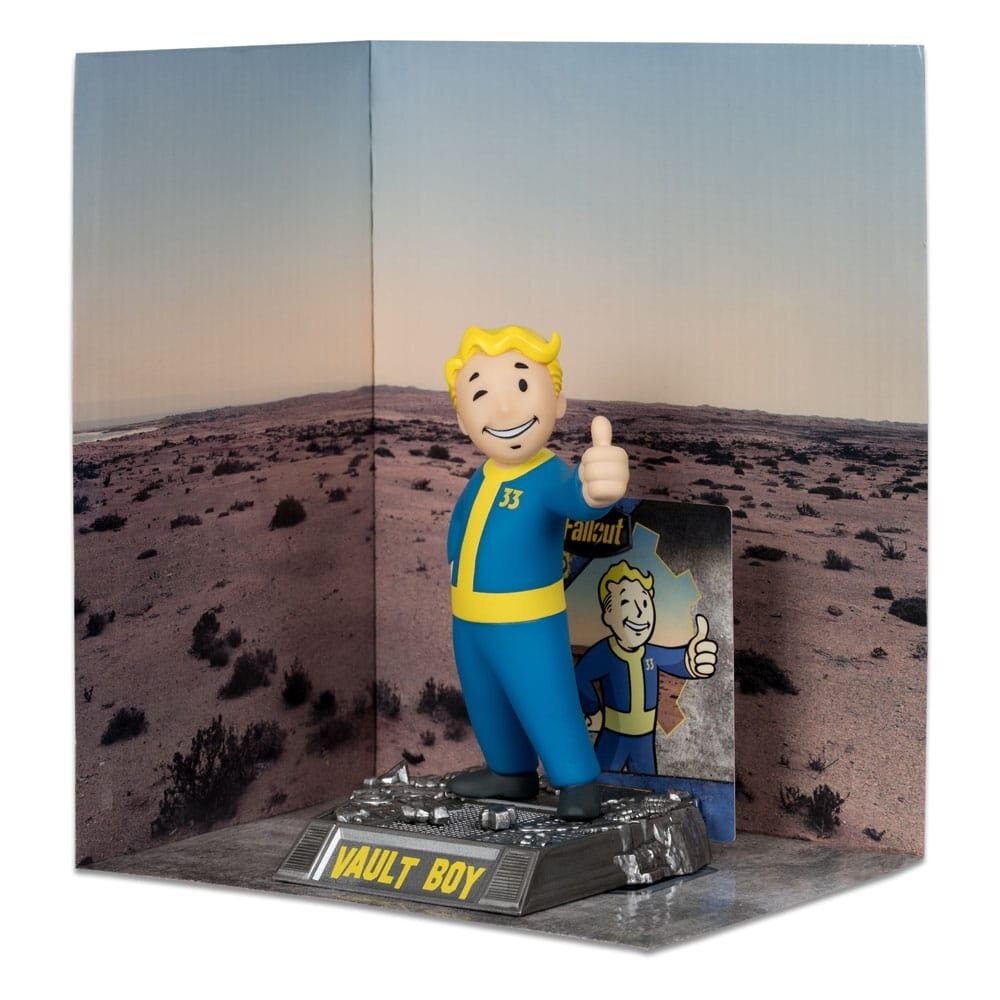 McFarlane Toys Fallout Movie Maniacs Statue Vault Boy (Gold Label) 15 cm McFarlane Toys Fallout Movie Maniacs Statue Vault Boy (Gold Label) 15 cm