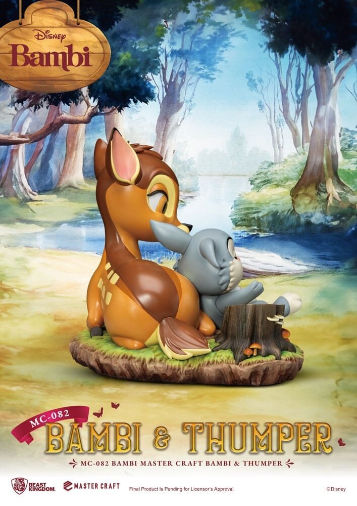 Beast Kingdom Disney Master Craft Statue Bambi & Stampertje 26 cm Beast Kingdom Disney Master Craft Statue Bambi & Stampertje 26 cm