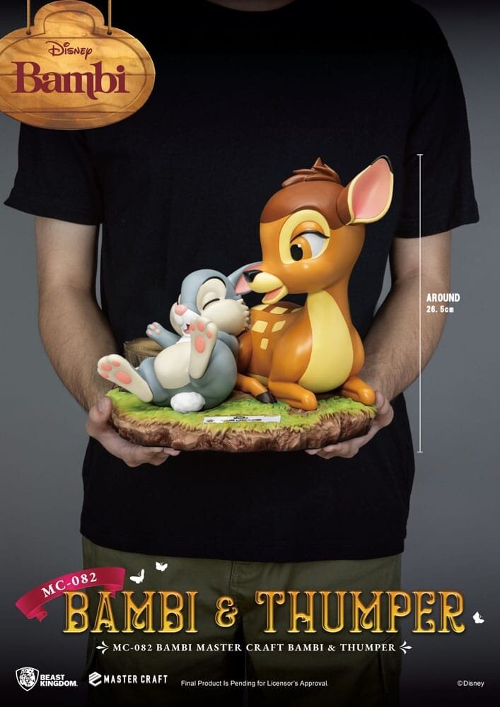 Beast Kingdom Disney Master Craft Statue Bambi & Thumper 26 cm Beast Kingdom Disney Master Craft Statue Bambi & Thumper 26 cm