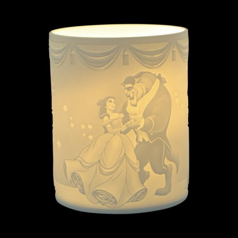 Disney Enchanting Collection Belle en het Beest Theelichthouder Disney Enchanting Collection Belle en het Beest Theelichthouder