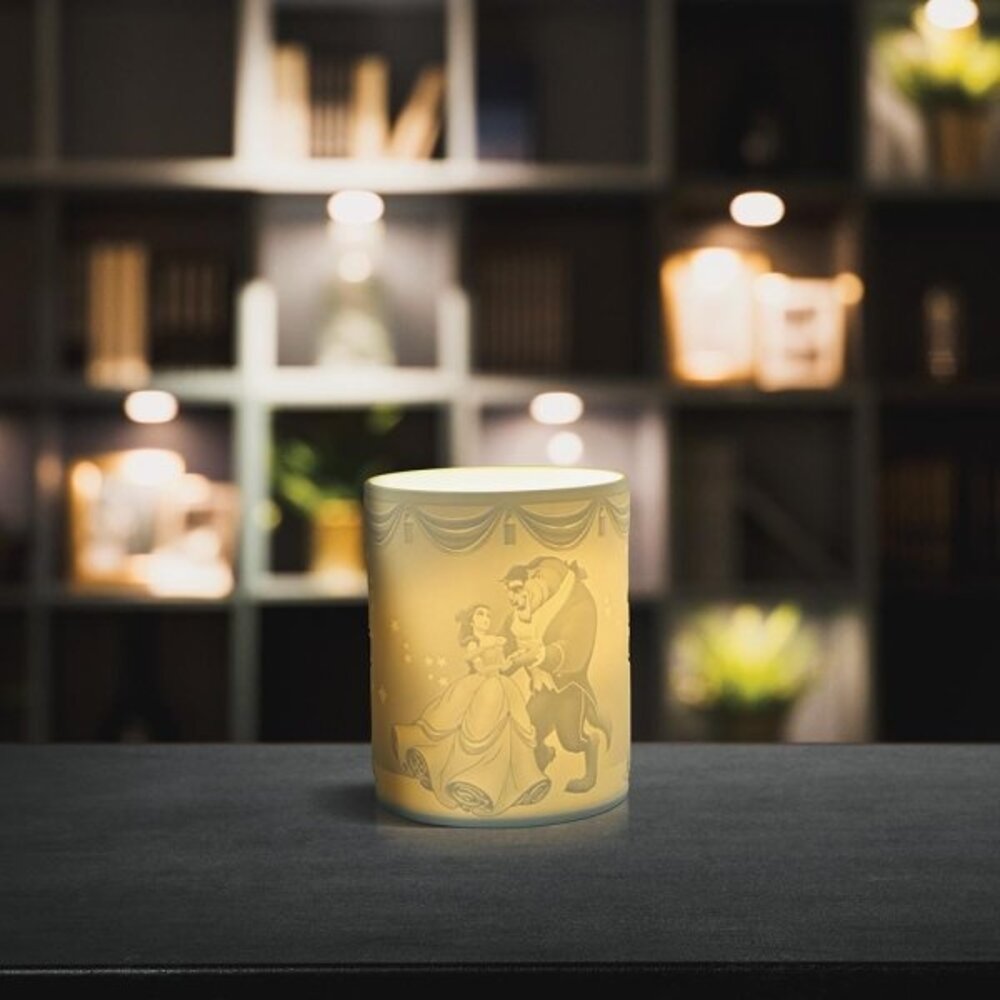 Disney Enchanting Collection Belle en het Beest Theelichthouder Disney Enchanting Collection Belle en het Beest Theelichthouder