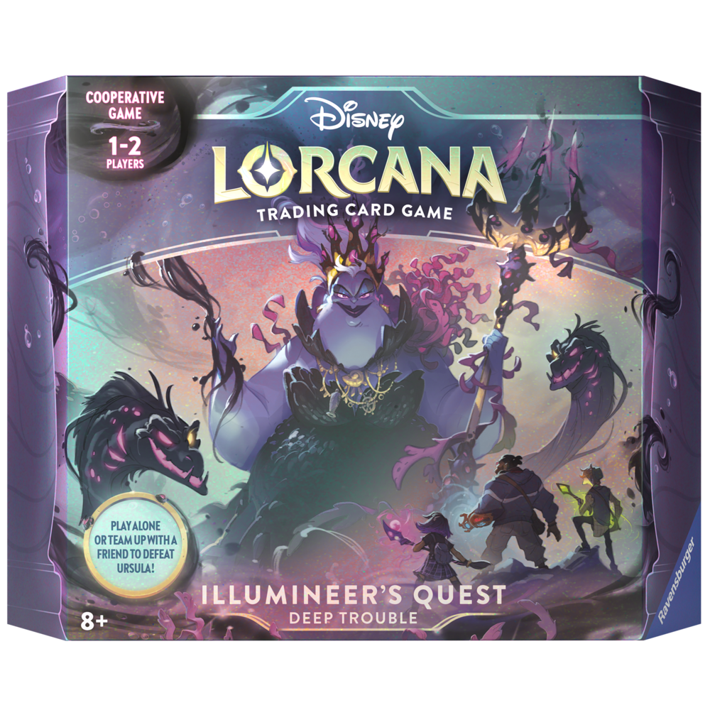 Ravensburger Disney Lorcana: Ursula's Return Illumineer's Quest Deep Trouble Ravensburger Disney Lorcana: Ursula's Return Illumineer's Quest Deep Trouble