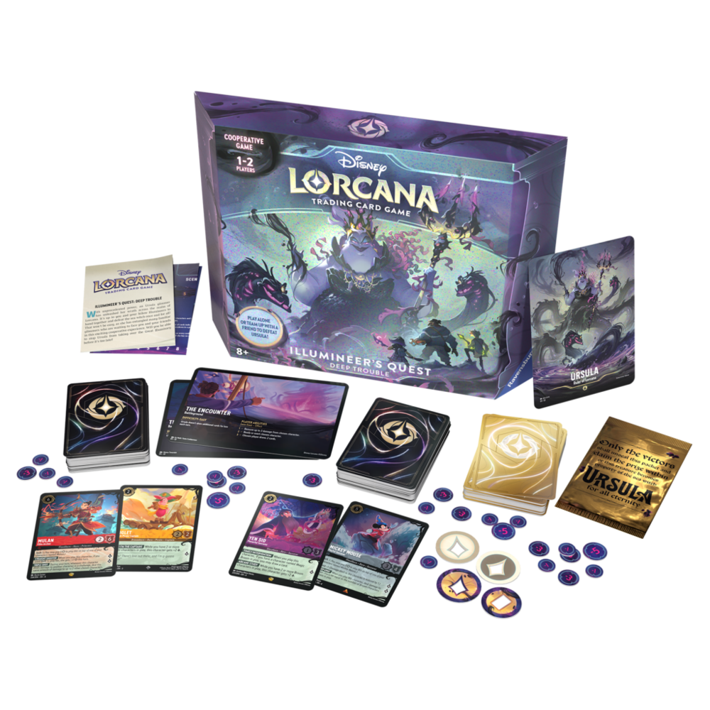 Ravensburger Disney Lorcana: Ursula's Return Illumineer's Quest Deep Trouble Ravensburger Disney Lorcana: Ursula's Return Illumineer's Quest Deep Trouble