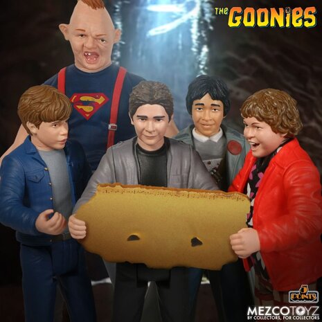 Mezco Toyz The Goonies 5 Points Action Figures Set 9 cm Mezco Toyz The Goonies 5 Points Action Figures Set 9 cm