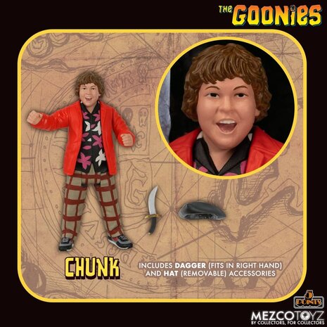 Mezco Toyz The Goonies 5 Points Action Figures Set 9 cm Mezco Toyz The Goonies 5 Points Action Figures Set 9 cm