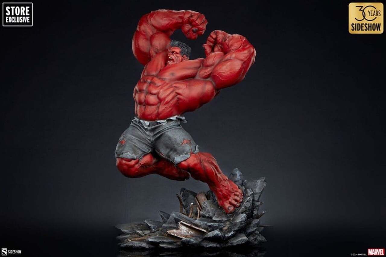 Sideshow Collectibles Marvel Premium Format Statue Red Hulk: Thunderbolt Ross 74 cm Sideshow Collectibles Marvel Premium Format Statue Red Hulk: Thunderbolt Ross 74 cm