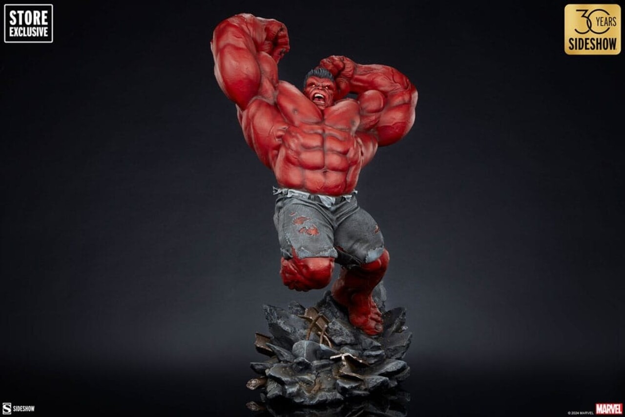 Sideshow Collectibles Marvel Premium Format Statue Red Hulk: Thunderbolt Ross 74 cm Sideshow Collectibles Marvel Premium Format Statue Red Hulk: Thunderbolt Ross 74 cm