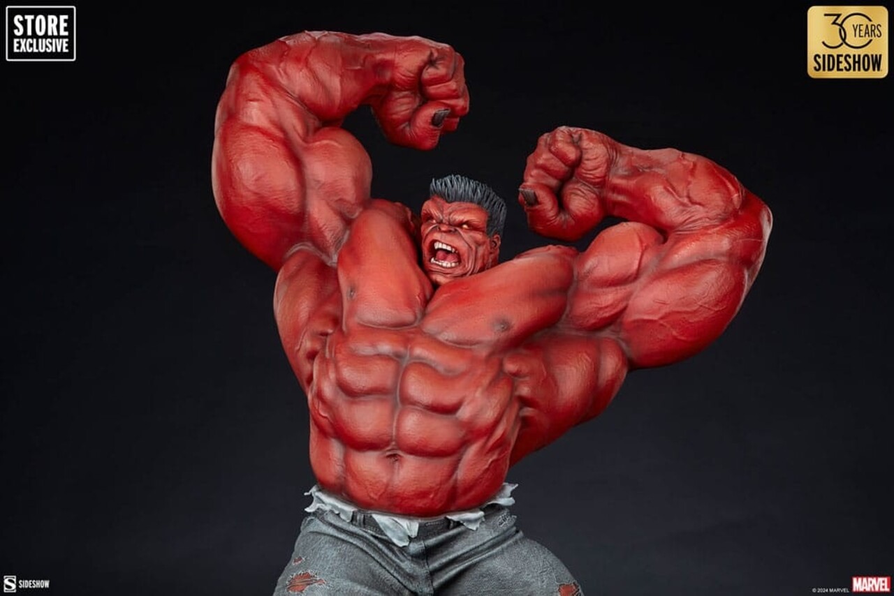 Sideshow Collectibles Marvel Premium Format Statue Red Hulk: Thunderbolt Ross 74 cm Sideshow Collectibles Marvel Premium Format Statue Red Hulk: Thunderbolt Ross 74 cm