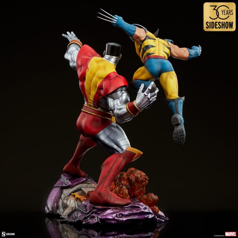 Sideshow Collectibles Marvel Premium Format Statue Fastball Special Colossus and Wolverine 61 cm Sideshow Collectibles Marvel Premium Format Statue Fastball Special Colossus and Wolverine 61 cm