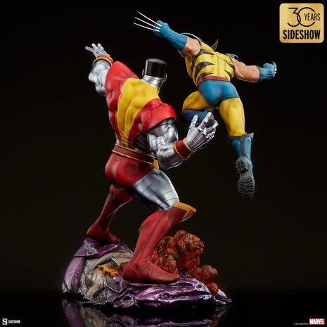 Sideshow Collectibles Marvel Premium Format Statue Fastball Special Colossus and Wolverine 61 cm Sideshow Collectibles Marvel Premium Format Statue Fastball Special Colossus and Wolverine 61 cm