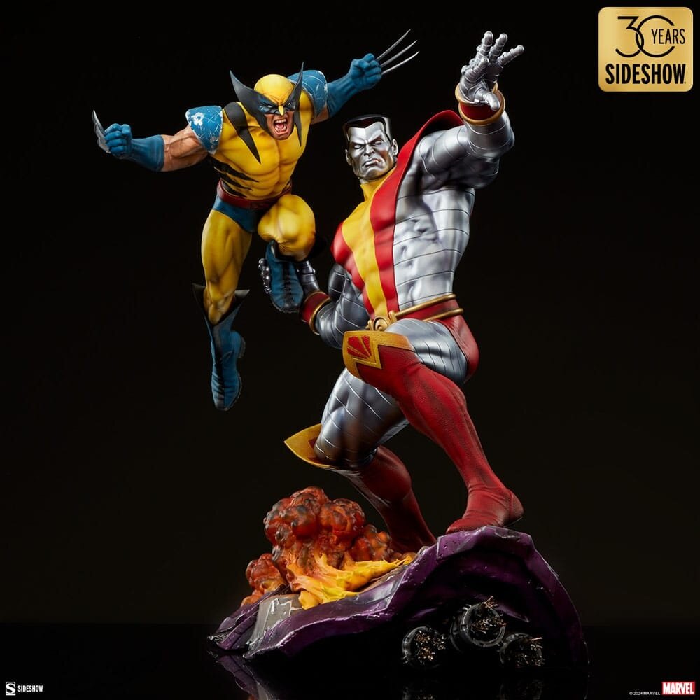 Sideshow Collectibles Marvel Premium Format Statue Fastball Special Colossus and Wolverine 61 cm Sideshow Collectibles Marvel Premium Format Statue Fastball Special Colossus and Wolverine 61 cm