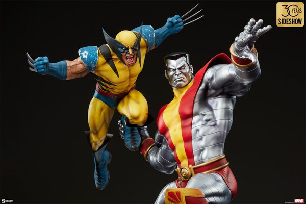 Sideshow Collectibles Marvel Premium Format Statue Fastball Special Colossus and Wolverine 61 cm Sideshow Collectibles Marvel Premium Format Statue Fastball Special Colossus and Wolverine 61 cm