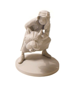 Tintinimaginatio Tintin Statuette Abdallah Matte Grey 8 cm Tintinimaginatio Tintin Statuette Abdallah Matte Grey 8 cm