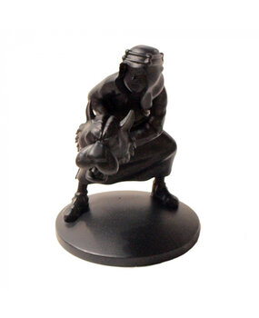 Tintinimaginatio Tintin Statuette Abdallah Matte Black 8 cm Tintinimaginatio Tintin Statuette Abdallah Matte Black 8 cm
