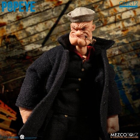 Mezco Toyz Popeye Action Figure 1/12 Popeye 14 cm Mezco Toyz Popeye Action Figure 1/12 Popeye 14 cm