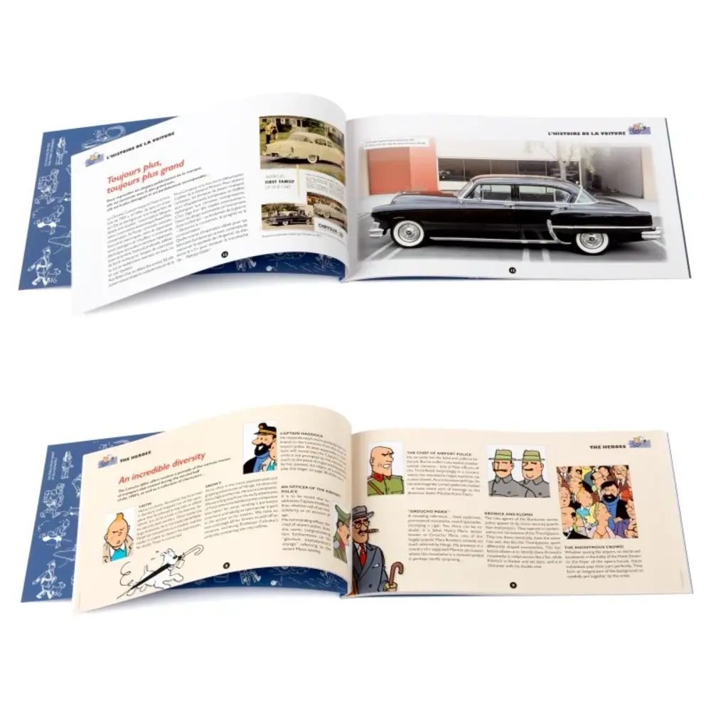 Tintinimaginatio Tintin Voiture 1/24 #34 La Voiture des Interprètes Tintinimaginatio Tintin Voiture 1/24 #34 La Voiture des Interprètes