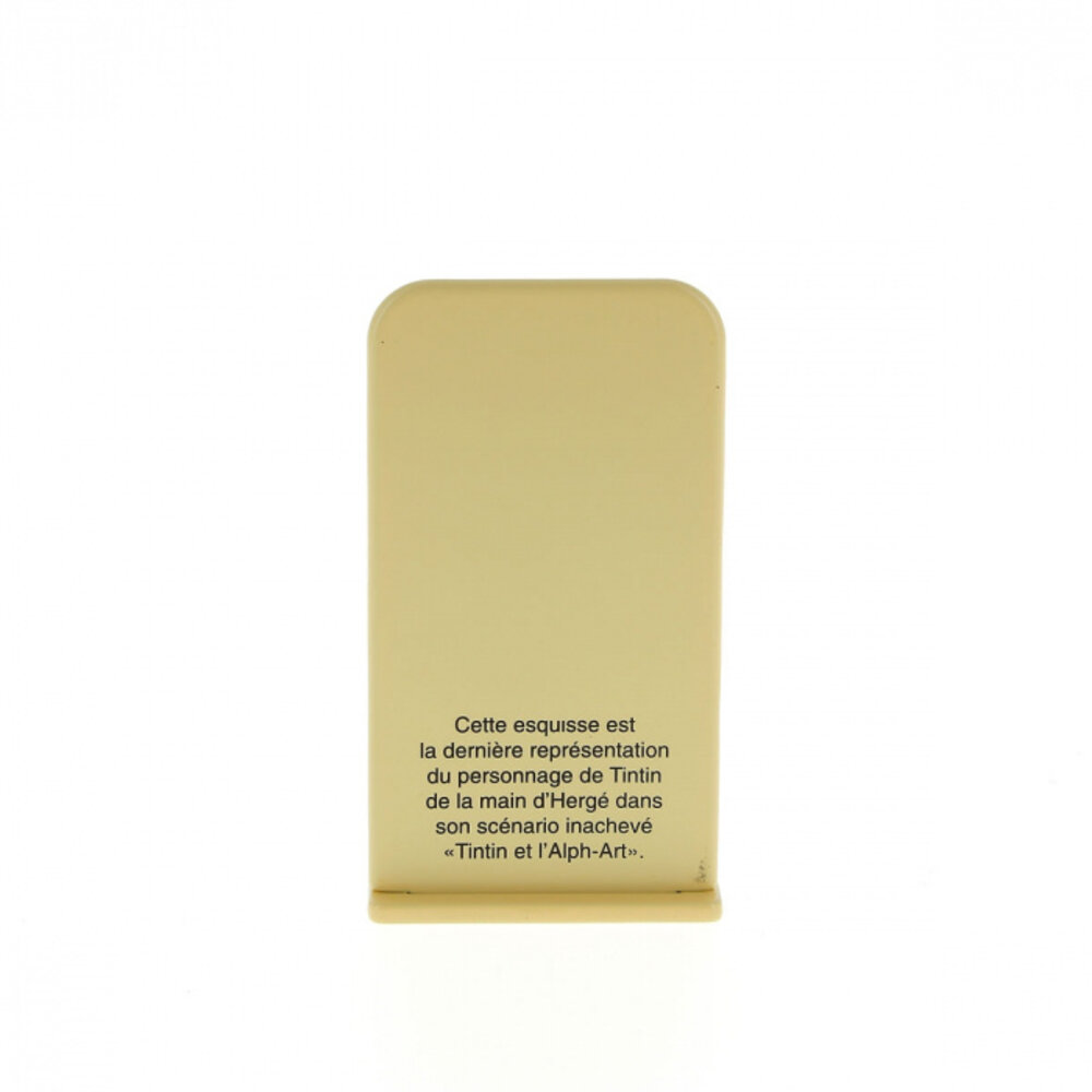 Tintinimaginatio Tintin Metal Statuette Tintin and Alph-Art 6 cm Tintinimaginatio Tintin Metal Statuette Tintin and Alph-Art 6 cm