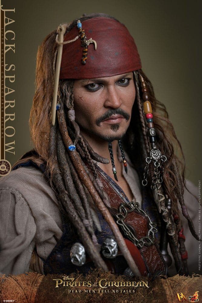 Hot Toys Pirates of the Caribbean: Dead Men Tell No Tales Action Figure 1/6 Jack Sparrow 30 cm Hot Toys Pirates of the Caribbean: Dead Men Tell No Tales Action Figure 1/6 Jack Sparrow 30 cm