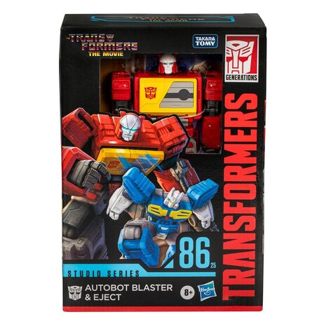 Hasbro The Transformers: The Movie Generations Studio Series Voyager Class Action Figure Autobot Blaster & Eject 16 cm