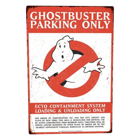 Trick or Treat Studios Ghostbusters Réplique 1/1 Metal Sign Parking Trick or Treat Studios Ghostbusters Réplique 1/1 Metal Sign Parking