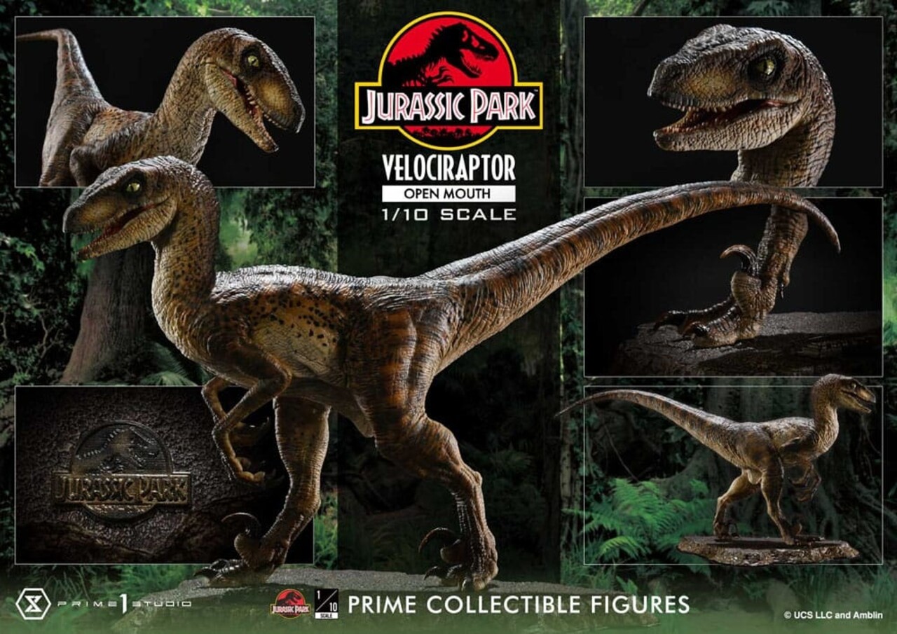 Prime 1 Studio Jurassic Park Prime Collectibles Statue 1/10 Velociraptor Open Mouth 19 cm Prime 1 Studio Jurassic Park Prime Collectibles Statue 1/10 Velociraptor Open Mouth 19 cm