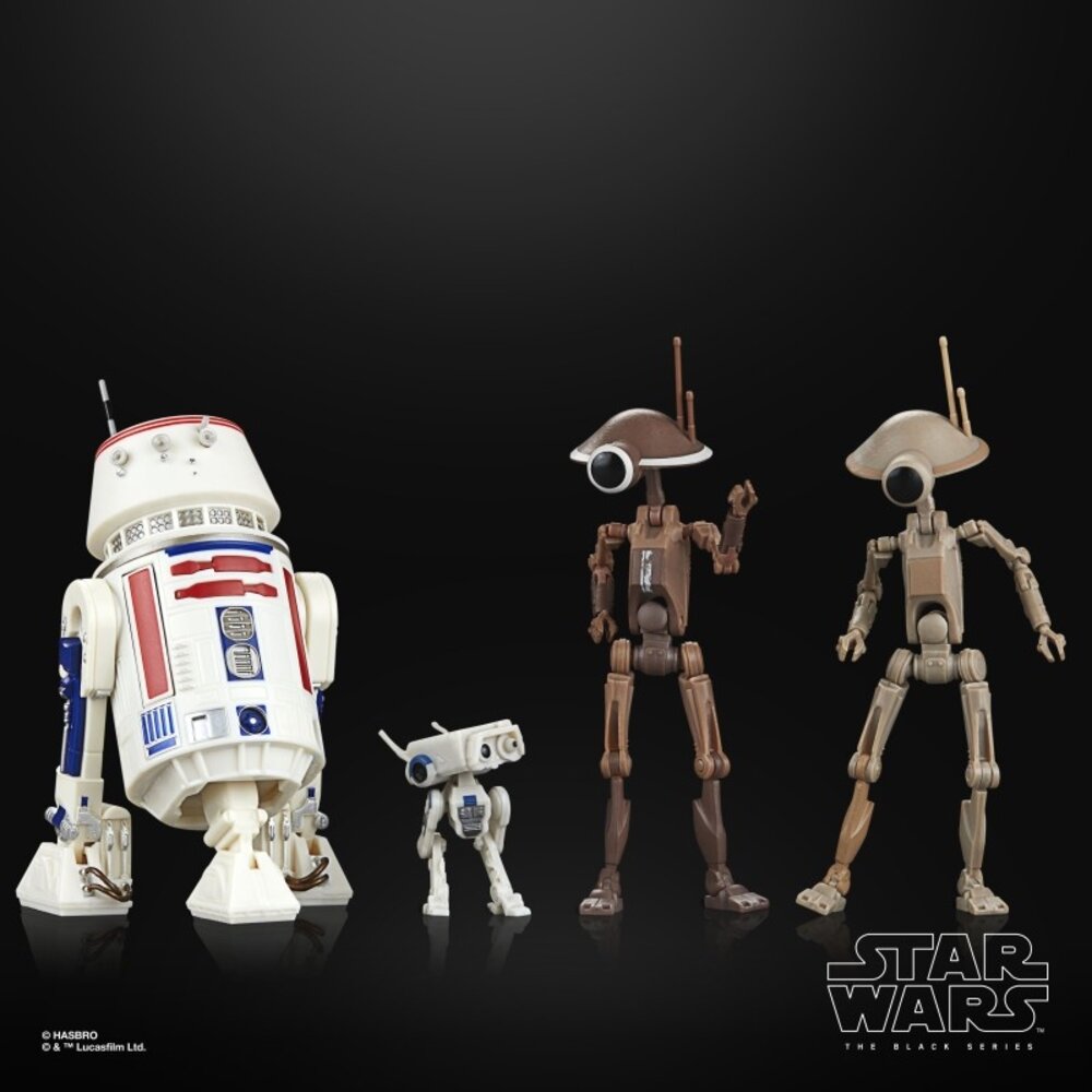 Hasbro Star Wars: The Mandalorian Black Series Action Figure 4-Pack R5-D4