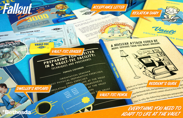 Doctor Collector Fallout Réplique 1/1 Vault Dweller Welcome Kit Doctor Collector Fallout Réplique 1/1 Vault Dweller Welcome Kit