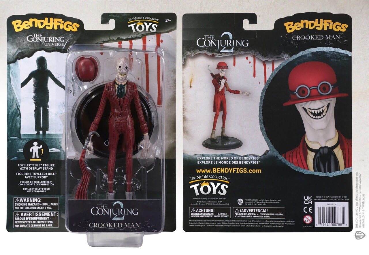 The Noble Collection The Conjuring 2 Bendyfigs Bendable Figure The Crooked Man 19 cm The Noble Collection The Conjuring 2 Bendyfigs Bendable Figure The Crooked Man 19 cm