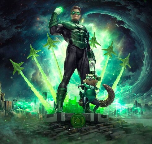 Iron Studios DC Comics Art Scale Deluxe Statue 1/10 Green Lantern Unleashed 24 cm Iron Studios DC Comics Art Scale Deluxe Statue 1/10 Green Lantern Unleashed 24 cm
