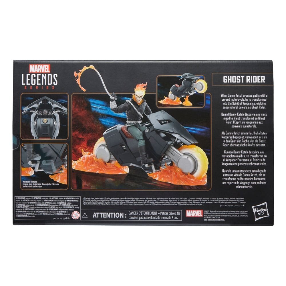Hasbro Marvel 85th Anniversary Marvel Legends Action Figure with Vehicle Ghost Rider 15 cm Hasbro Marvel 85th Anniversary Marvel Legends Action Figure with Vehicle Ghost Rider 15 cm