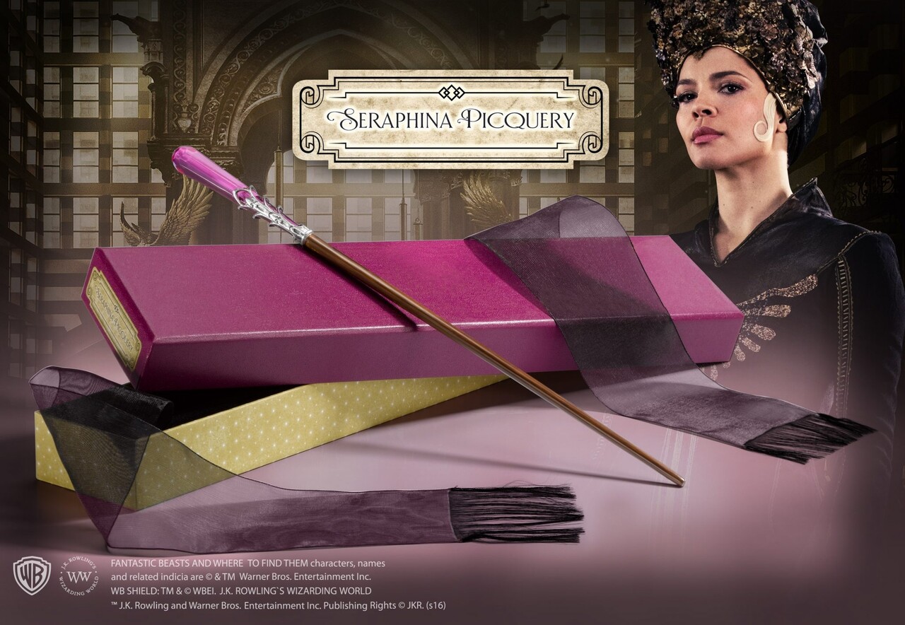 The Noble Collection Fantastic Beasts Baguette Magique Seraphina Picquery (Ollivanders) The Noble Collection Fantastic Beasts Baguette Magique Seraphina Picquery (Ollivanders)
