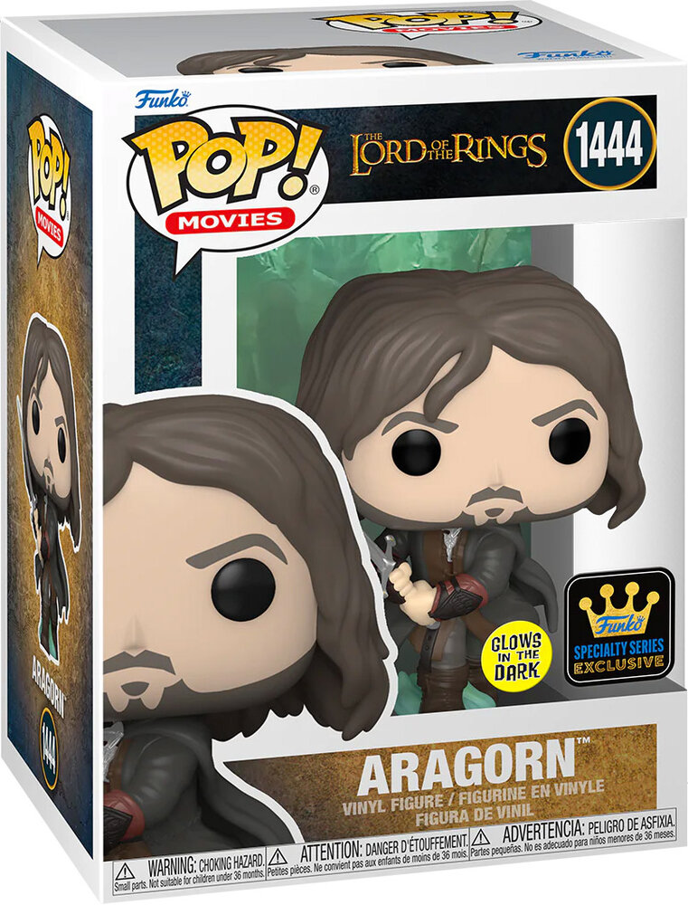 Funko Lord of the Rings POP! Movies Vinyl Figure Aragorn Exclusive #1444 Funko Lord of the Rings POP! Movies Vinyl Figure Aragorn Exclusive #1444