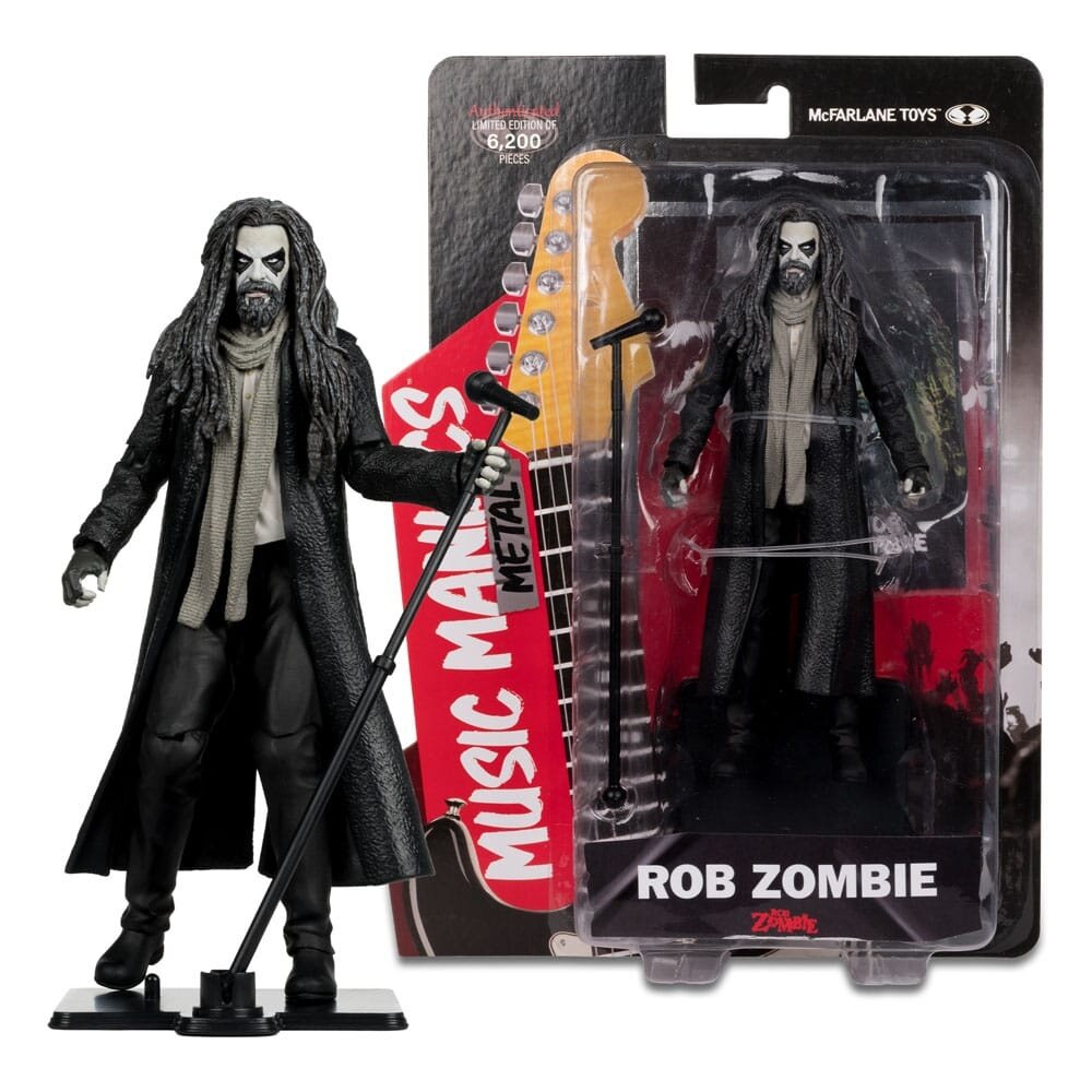 McFarlane Toys Metal Music Maniacs Action Figure Wave 2 Rob Zombie 15 cm McFarlane Toys Metal Music Maniacs Action Figure Wave 2 Rob Zombie 15 cm