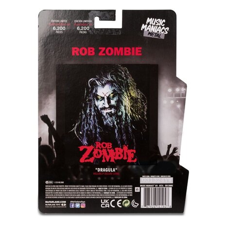 McFarlane Toys Metal Music Maniacs Action Figure Wave 2 Rob Zombie 15 cm McFarlane Toys Metal Music Maniacs Action Figure Wave 2 Rob Zombie 15 cm