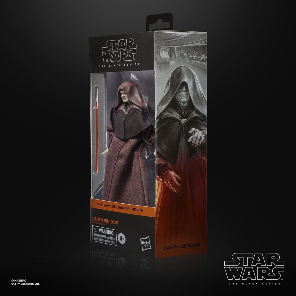 Hasbro Star Wars Episode III Black Series Action Figure Darth Sidious 15 cm Hasbro Star Wars Episode III Black Series Action Figure Darth Sidious 15 cm