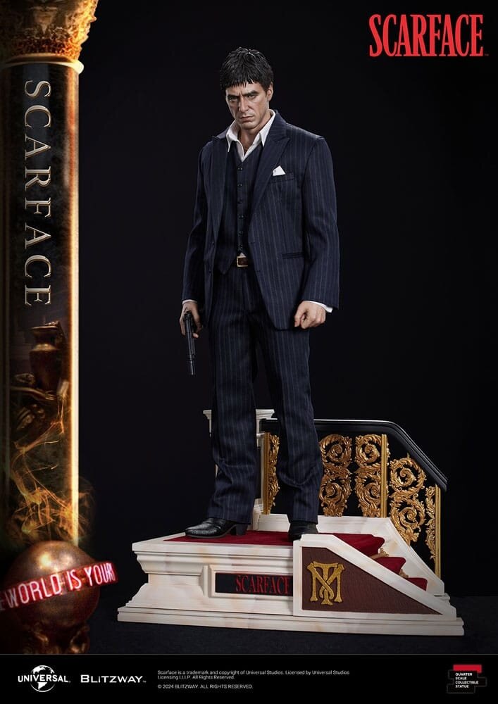 Blitzway Scarface Superb Scale Statue 1/4 Tony Montana 53 cm Blitzway Scarface Superb Scale Statue 1/4 Tony Montana 53 cm