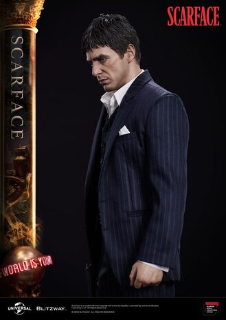 Blitzway Scarface Superb Scale Statue 1/4 Tony Montana 53 cm Blitzway Scarface Superb Scale Statue 1/4 Tony Montana 53 cm