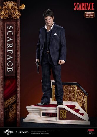 Blitzway Scarface Superb Scale Statue 1/4 Tony Montana (Rooted Hair Version) 53 cm Blitzway Scarface Superb Scale Statue 1/4 Tony Montana (Rooted Hair Version) 53 cm