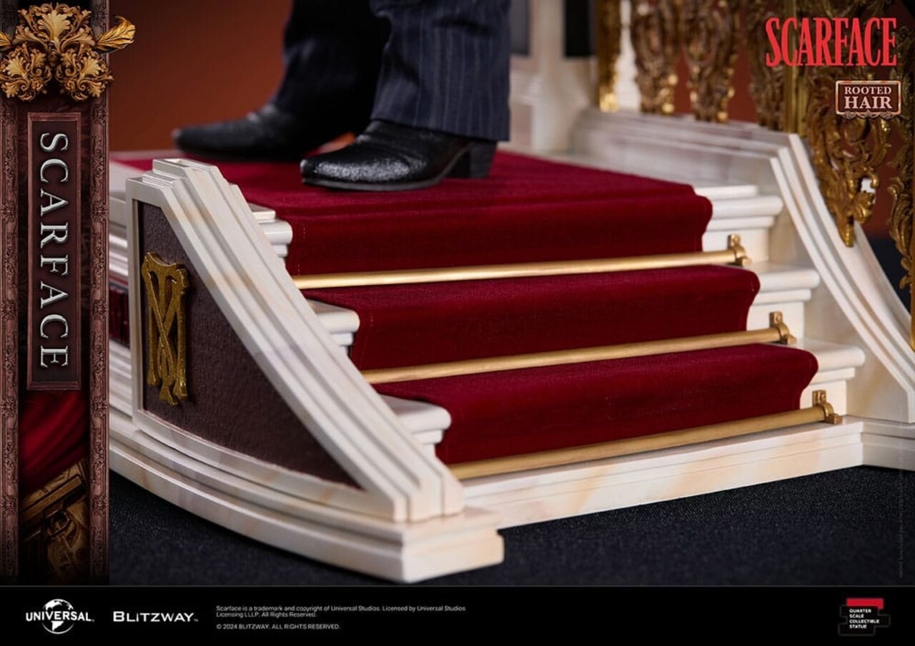 Blitzway Scarface Superb Scale Statue 1/4 Tony Montana (Rooted Hair Version) 53 cm Blitzway Scarface Superb Scale Statue 1/4 Tony Montana (Rooted Hair Version) 53 cm