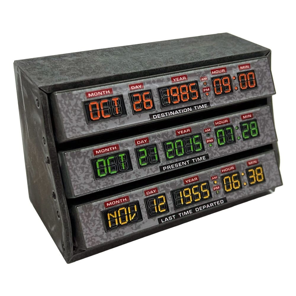 Factory Entertainment Back To The Future Prop Replica Time Circuits 10 cm Factory Entertainment Back To The Future Prop Replica Time Circuits 10 cm