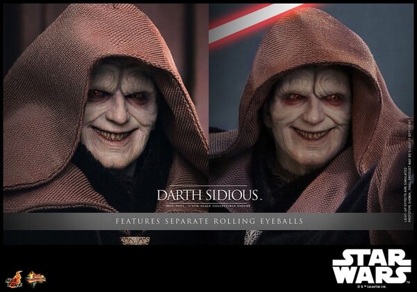 Hot Toys Star Wars Action Figure 1/6 Darth Sidious 29 cm Hot Toys Star Wars Action Figure 1/6 Darth Sidious 29 cm