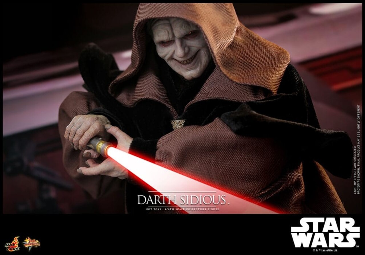 Hot Toys Star Wars Action Figure 1/6 Darth Sidious 29 cm Hot Toys Star Wars Action Figure 1/6 Darth Sidious 29 cm