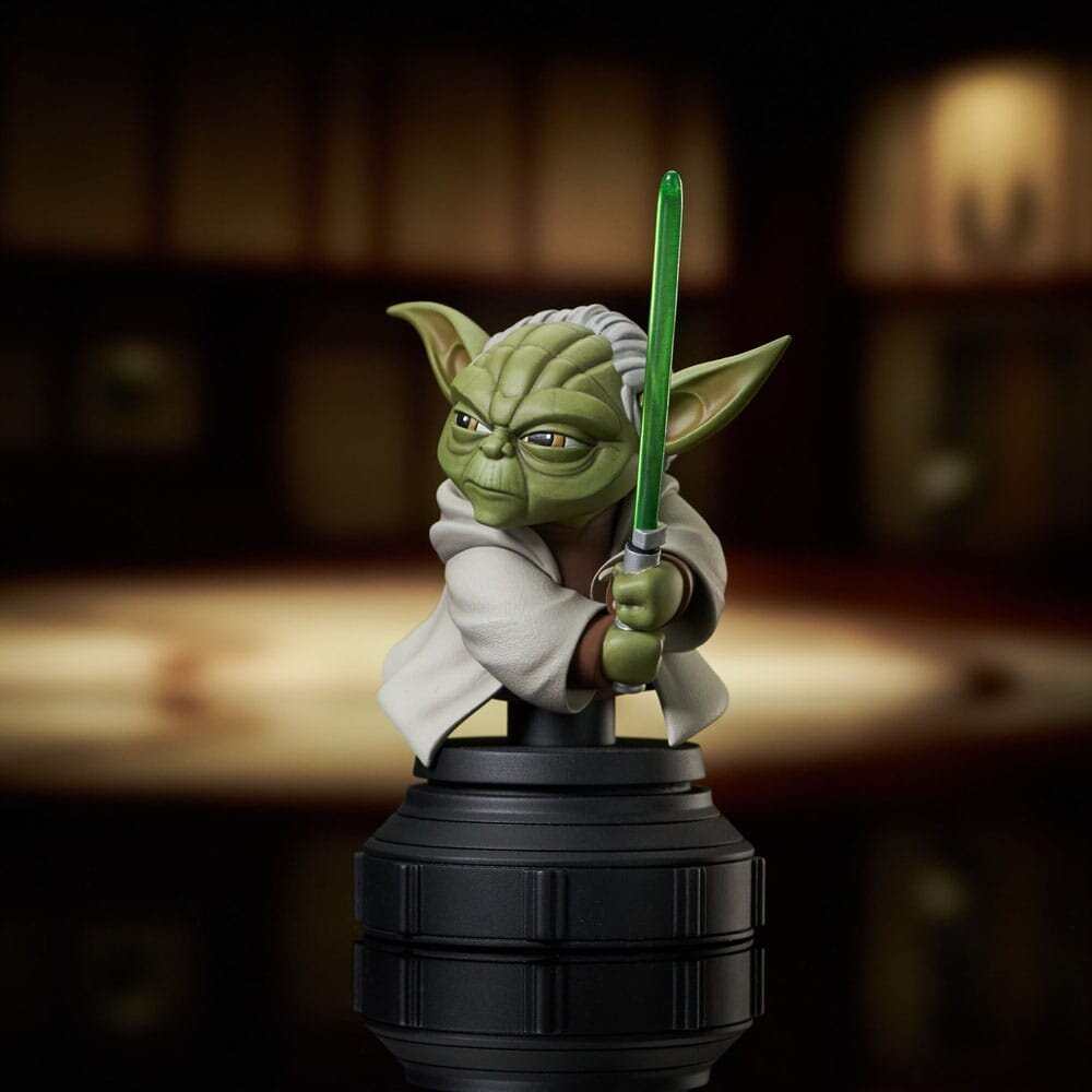 Gentle Giant Star Wars The Clone Wars Bust 1/7 Yoda 13 cm Gentle Giant Star Wars The Clone Wars Bust 1/7 Yoda 13 cm