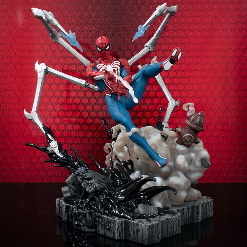 Diamond Select Toys Marvel's Spider-Man 2 Marvel Gallery Deluxe PVC Diorama Spider-Man (Gamerverse) 30 cm Diamond Select Toys Marvel's Spider-Man 2 Marvel Gallery Deluxe PVC Diorama Spider-Man (Gamerverse) 30 cm