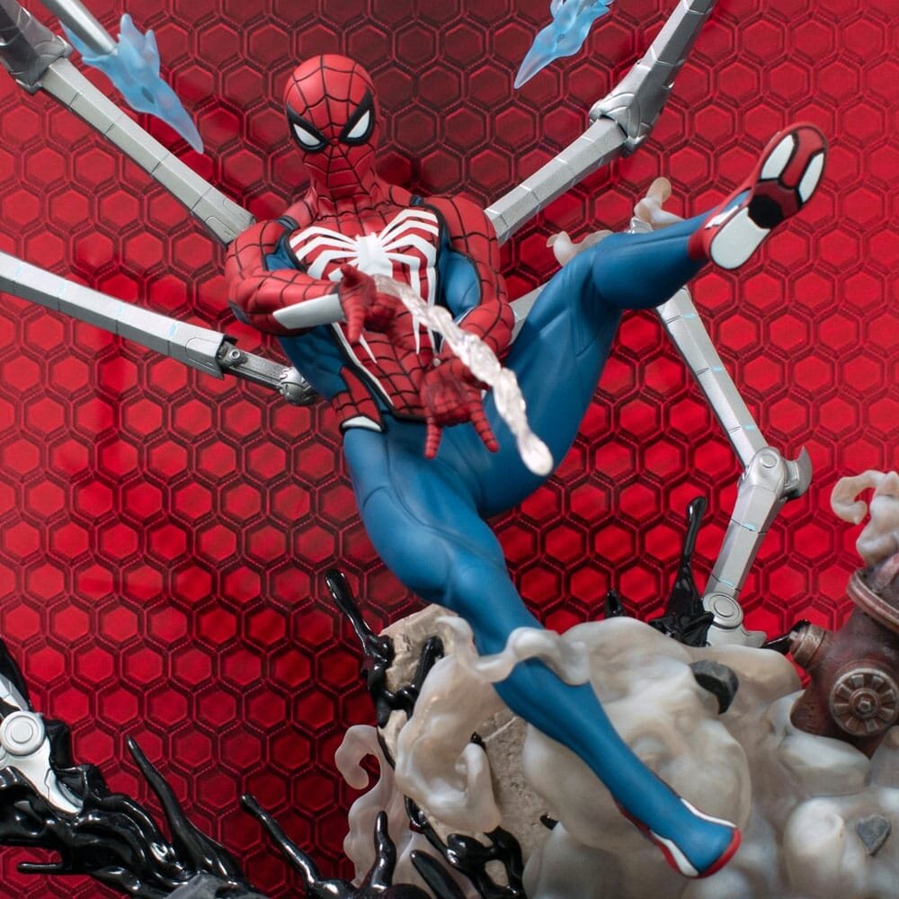 Diamond Select Toys Marvel's Spider-Man 2 Marvel Gallery Deluxe PVC Diorama Spider-Man (Gamerverse) 30 cm Diamond Select Toys Marvel's Spider-Man 2 Marvel Gallery Deluxe PVC Diorama Spider-Man (Gamerverse) 30 cm