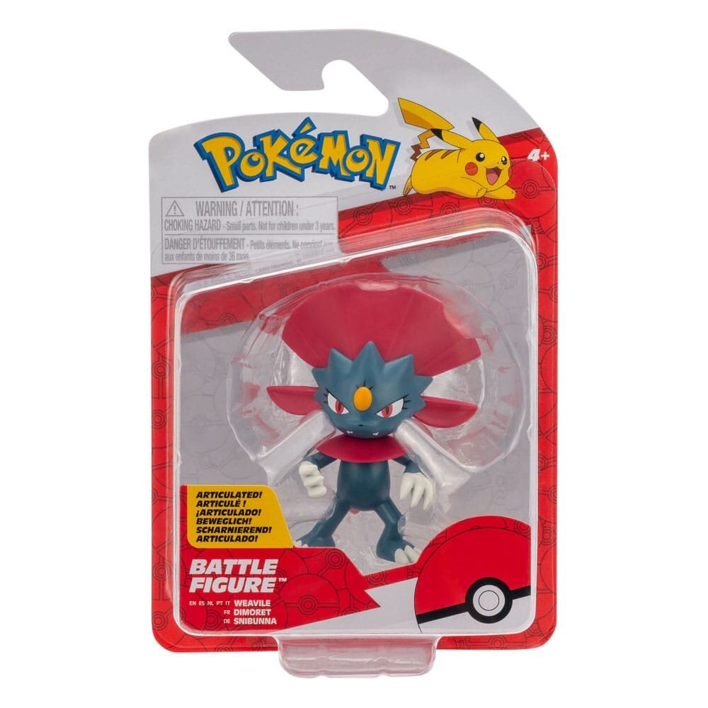 Jazwares Pokémon Battle Figure Pack Mini Figure Weavile 5 cm Jazwares Pokémon Battle Figure Pack Mini Figure Weavile 5 cm