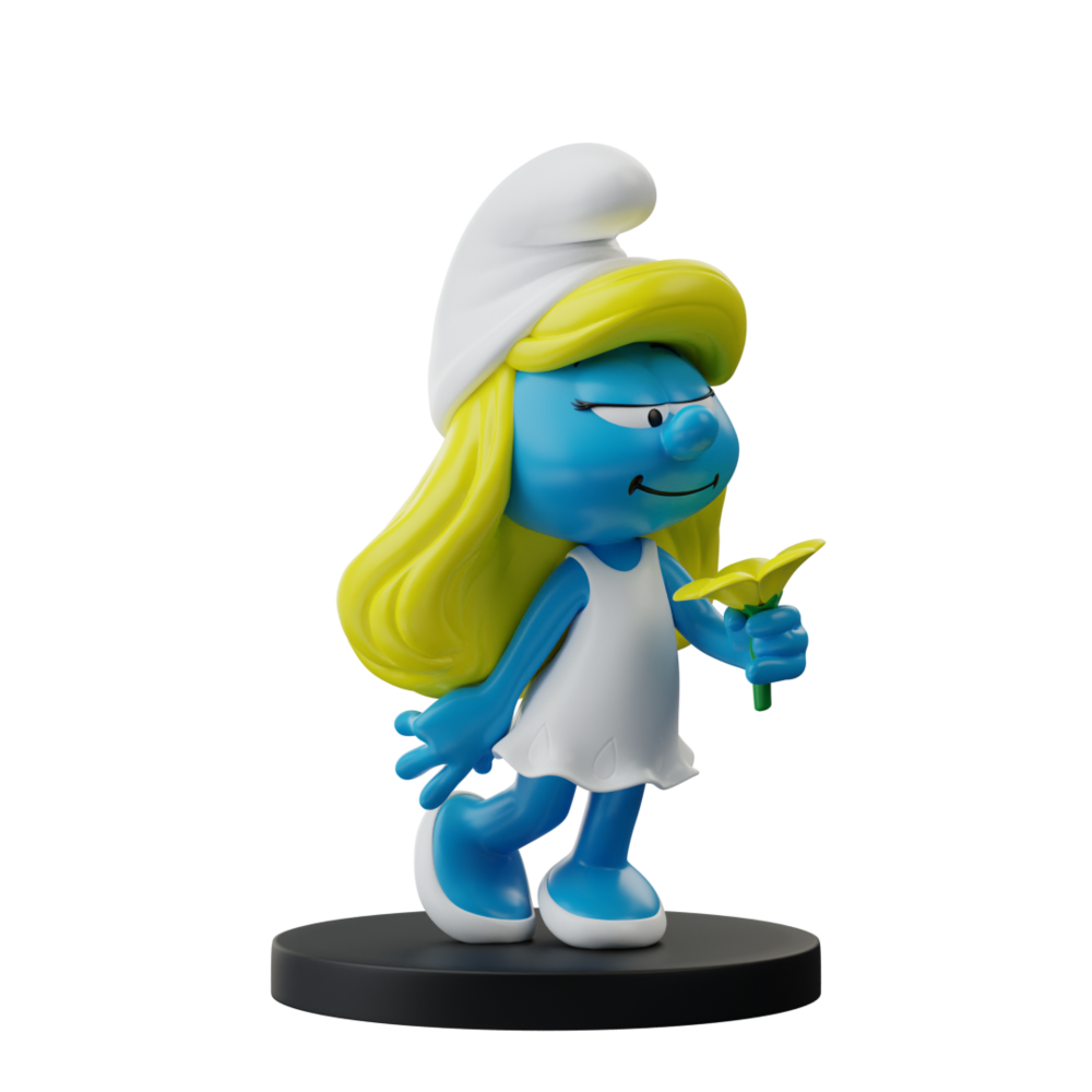 Blue Resin Les Schtroumpfs Statuette Schtroumpfette 11 cm Blue Resin Les Schtroumpfs Statuette Schtroumpfette 11 cm