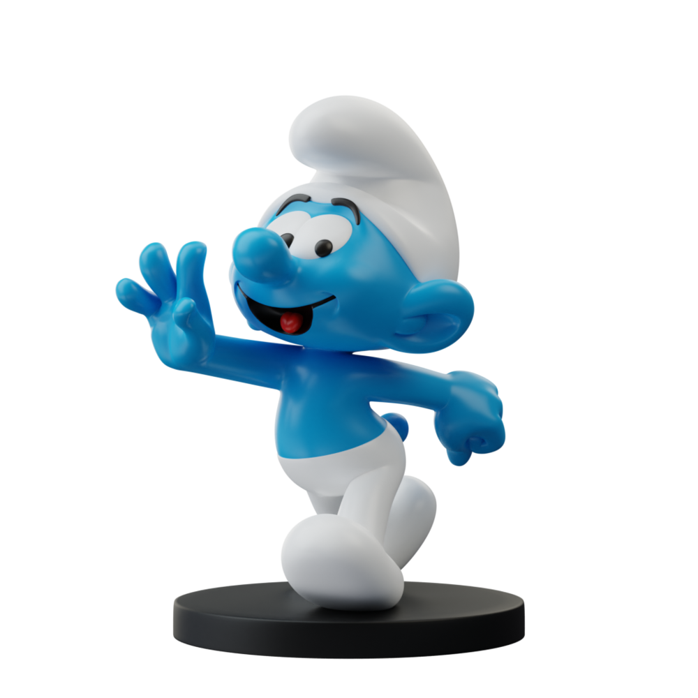 Blue Resin De Smurfen Beeldje Smurf 11 cm Blue Resin De Smurfen Beeldje Smurf 11 cm