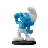 Blue Resin The Smurfs Statuette Hefty Smurf 11 cm