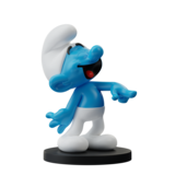 Blue Resin The Smurfs Statuette Jokey Smurf 11 cm